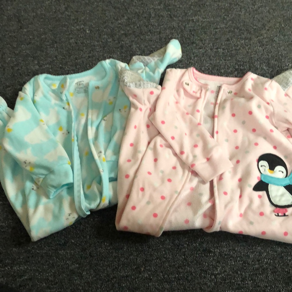 Toddler footed pjs